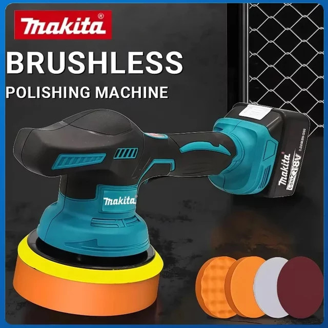 Makita LXT Akku-Poliermaschine mit 8 Gängen, kabelloser elektrischer Wachspolierer, 18 V - Bild 1