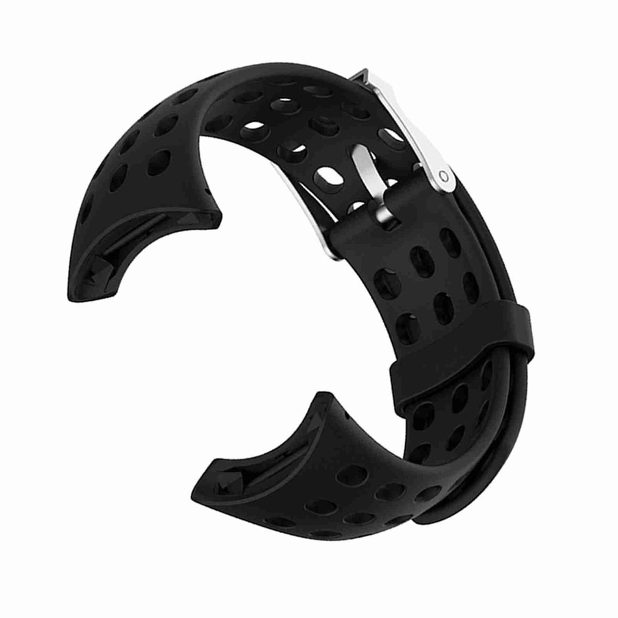 Silikonkautschuk Smartwatch Armband für Suunto M1 M2 M4 M5 in Schwarz - Bild 3