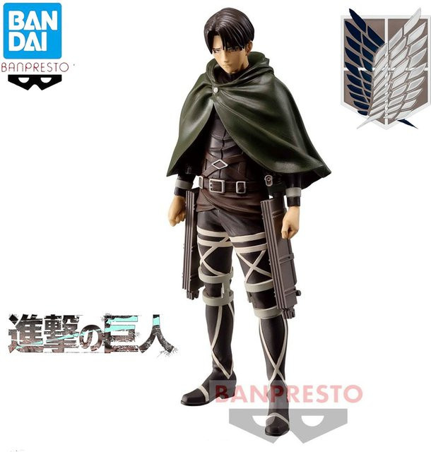 Banpresto Attack On Titan Levi Ackerman Anime Puppen Ornament - Bild 1