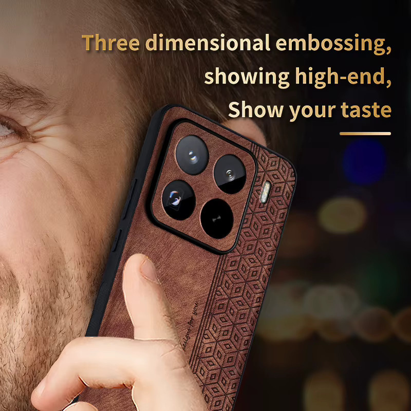 Personalisierte Retro-Schutzhülle aus weichem Leder für Xiaomi 17T, 15T Pro und 17Ultra in Lila - Bild 2