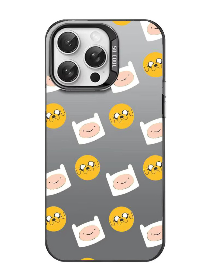 A-Adventure Cartoon T-Time Handyhülle für iPhone 17 16 15 14 13 12 Pro Max Air Aurora Matt Laser Metallic - Bild 5