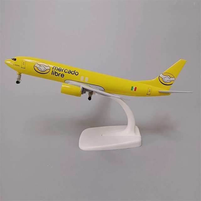 ZOCO Boeing B737 Mexikanisches Fernando Libre Airlines Flugzeugmodell, Metall, 20 cm - Bild 1