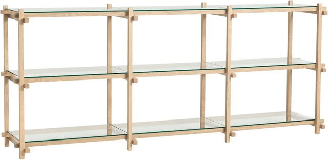 HAY Woody Regal in Braun mit modernem Design als freistehendes Leiterregal - Bild 1