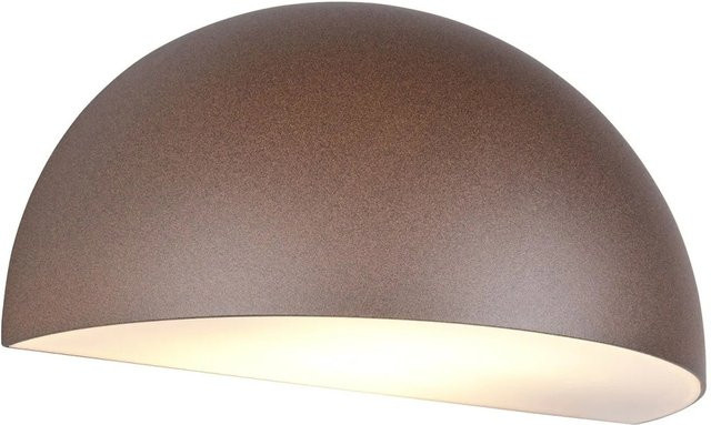 Trio LED-Wandleuchte Maas in Rostoptik aus Aluminium, B/T/H: 27 x 15,5 x 14 cm - Bild 1
