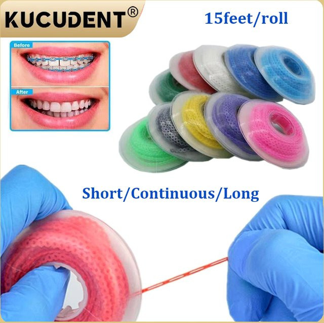 KUCUDENT Kieferorthopädische Kraftkette, 4,5 m, ultraelastisch - Bild 1