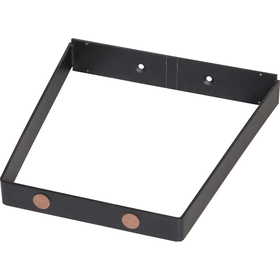 Bankgestell Dieda in V-Form aus Stahl, Schwarz, Breite: 400 mm, Tiefe: 420 mm - Bild 2
