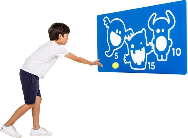 KBT Spielwand SCORE TABLE Blau, 1490 x 735 cm - Bild 1
