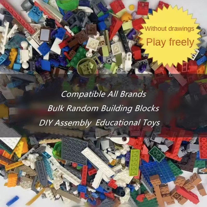 Pongarct DIY MOC Zufällige Montage-Bausteine, Stadt, Kunststoff, ab 5 Jahre - Bild 3