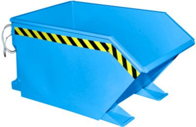 Kippbehälter Typ GU von Bauer, 500 Liter, blau, B/T/H: 121 x 68 x 78 cm - Bild 1