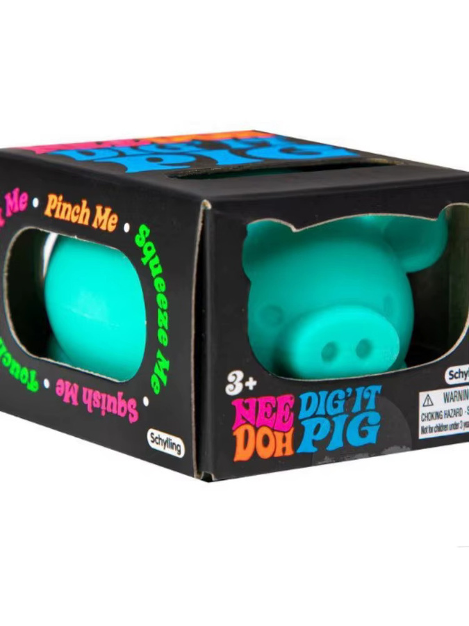 NeeDoh Grabendes Schweinchen-Fingerspielzeug, Sensorisches Quetschspielzeug - Bild 2