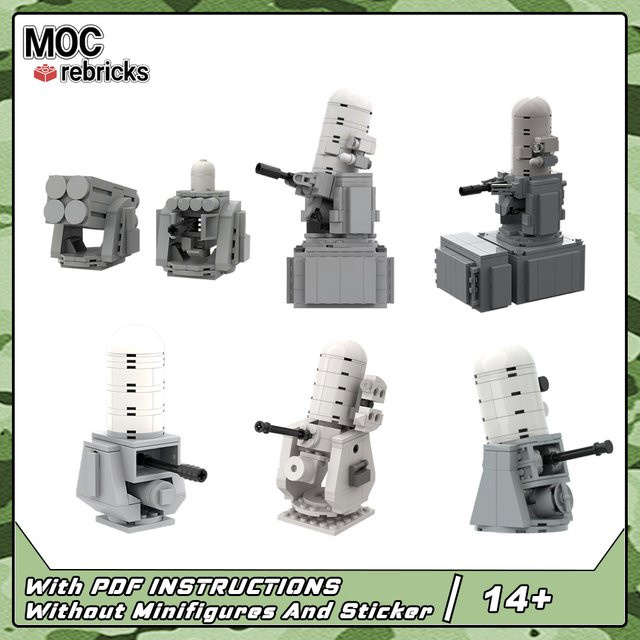 MOCREBRICKS Marine CIWS Anti-Schiffs-Raketen-System, Bausteine, ab 14 Jahren - Bild 1