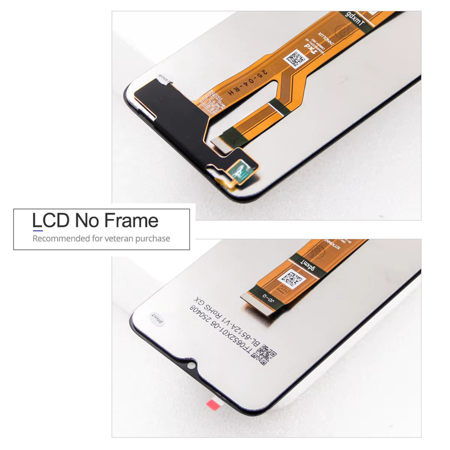 Honor X6b Ersatz LCD Display mit Touch Panel Digitizer und Rahmen in Schwarz für 6,56 Zoll Modelle JDY-LX1 JDY-LX2 - Bild 4