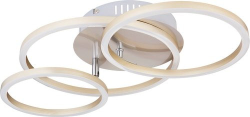 GLOBO LIGHTING LED Deckenleuchte aus Metall in Grau und Silber inklusive Leuchtmittel - Bild 1