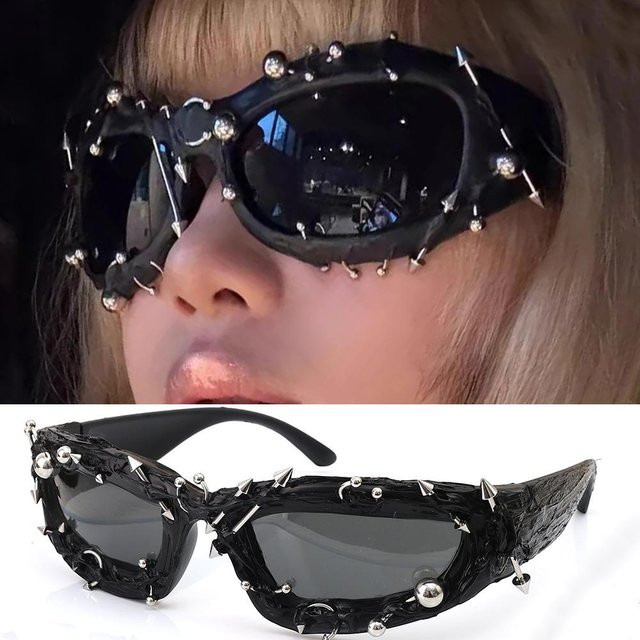 YIRAN Sonnenbrille, Vollrand, rechteckig, Kunststoff, Schwarz, Unisex - Bild 1