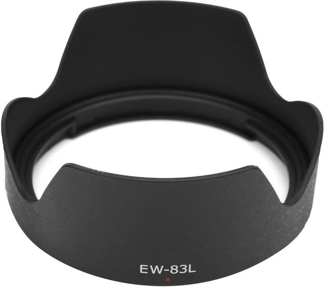 Canon EW 83L Gegenlichtblende für Canon EF 24-70mm f/4L IS USM Objektiv, Schwarz - Bild 1
