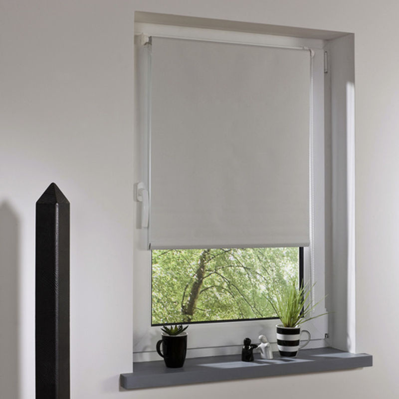 LIEDECO Verdunkelungsrollo Klemmfix aus Polyester, Weiß, B: 150 cm, H: 60 cm, T: 60 cm - Bild 2
