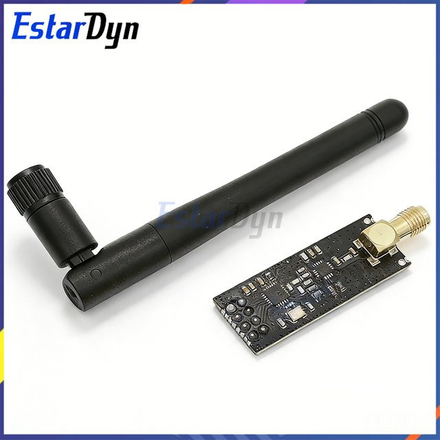 Estardyn NRF24L01+ PA LNA Drahtloses Transceiver-Modul 2,4GHz mit Antenne für Drohnen und RC in Schwarz - Bild 1