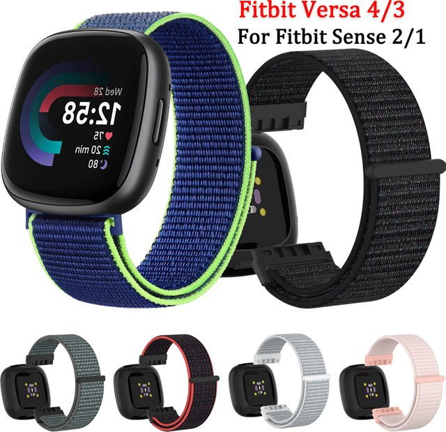 Fitbit Uhrenarmband Nylon, Schwarz, Unisex - Bild 1