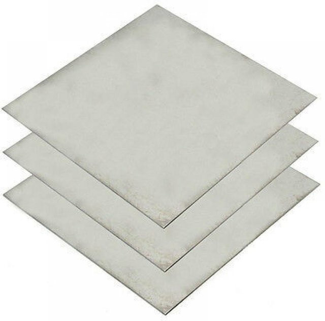 Xiaolang Titan Platte aus 99,8 % reinem Titan, Farbe Silber, B/T/H: 100 x 100 x 0,8 mm - Bild 1