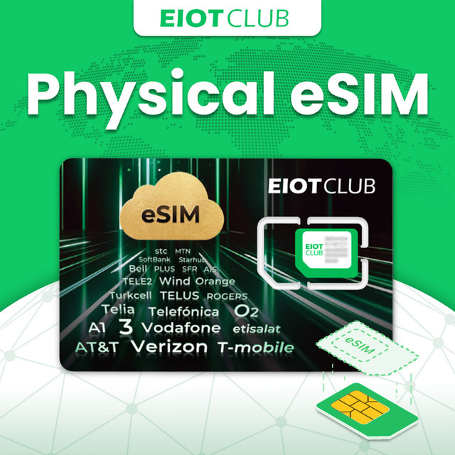 EIOTCLUB eSIM-Karte für Android-Telefone mit 1,1 GB Datenvolumen und neun Slots für Reisen und Business - Bild 1