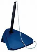 MAUL Kugelschreiberständer Modern in Blau und Schwarz aus Kunststoff und Metall, B/T/H: 11,2 x 14,5 x 10,8 cm - Bild 1