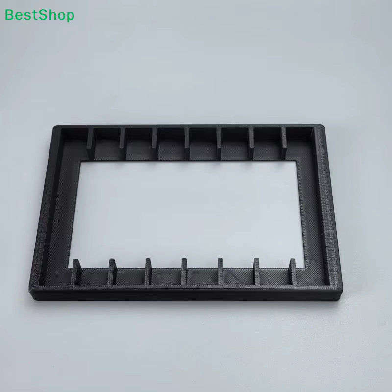 HNKMP Kassetten-Aufbewahrungsfach in Schwarz mit 8 Fächern, 3D-gedruckter Retro-Audiokassettenhalter aus Kunststoff für deinen Schreibtisch-Organizer - Bild 3