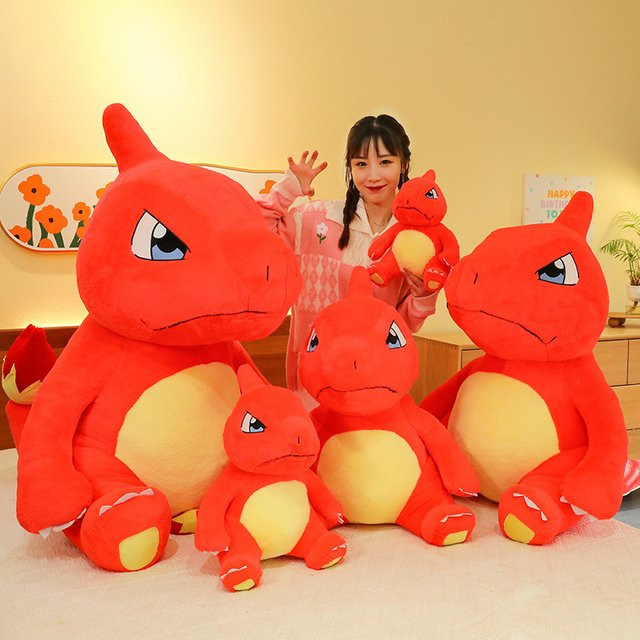 Potdemiel Pokémon Charmeleon Charmander Plüschtier, 40/80 cm - Bild 1