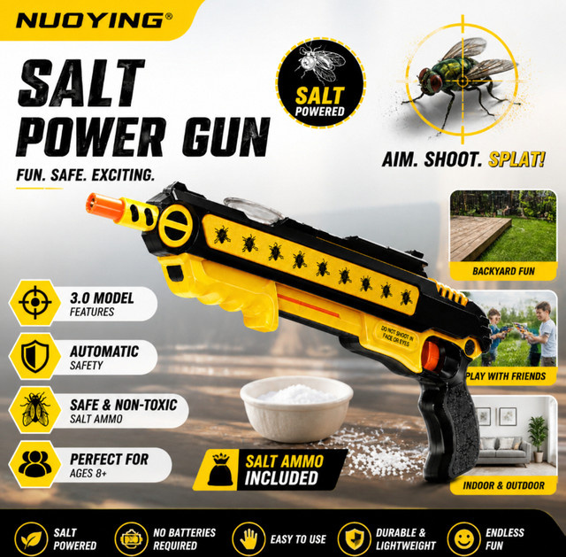 NUOYING Vliegen- en Muggenpistool 3.0 Speelgoedpistool, ab 8 Jahre - Bild 1