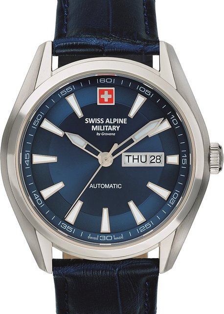 Swiss Alpine Military Armbanduhr Automatik, Edelstahl, 43 mm, Herren - Bild 1