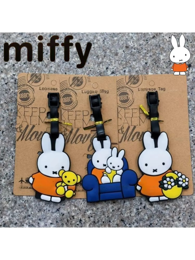 Miffy Gepäckanhänger, Miffy-Hase, Muster - Bild 3