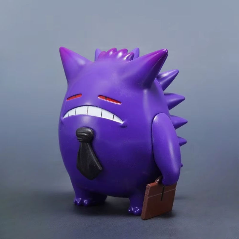 Bandai Pokemon Gengar Anime Figur aus Kunststoff in Lila, Höhe: 11,5 cm - Bild 3