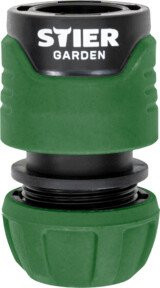 STIER Schlauchverbinder mit automatischer Wasserstoppfunktion 13mm (1/2 Zoll) - Bild 1