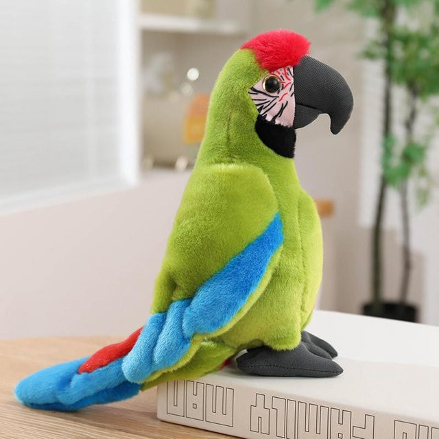 Realistisches Papageien Plüschtier, Ara Kakadu Puppe, ab 3 Jahre - Bild 1