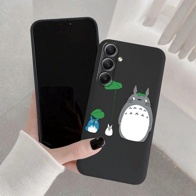 Stoßfeste und matte Totoro Anime Handyhülle von funads in Schwarz für iPhone, Samsung, Xiaomi, Huawei, Honor und Realme - Bild 1