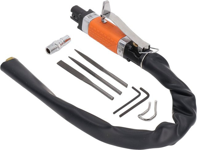 Painter Pneumatisches Luft-Schleifwerkzeug in Orange mit 6300 U/min, ergonomisch und vibrationsarm - Bild 1