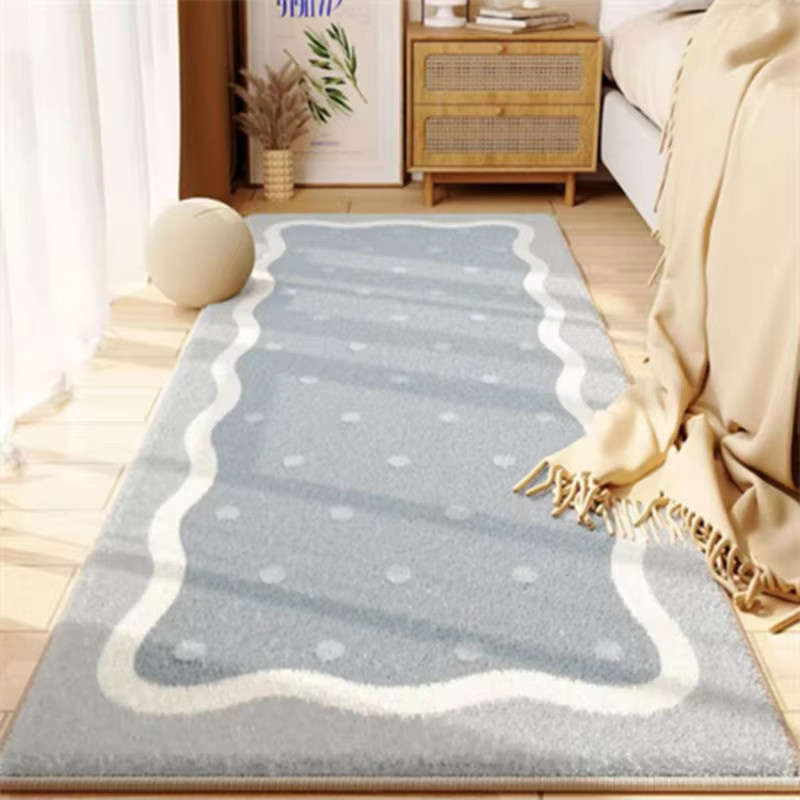 VIKAMA Teppich für Wohnzimmer und Schlafzimmer, modern und rechteckig, gepunktet, Breite: 120 cm - Bild 1