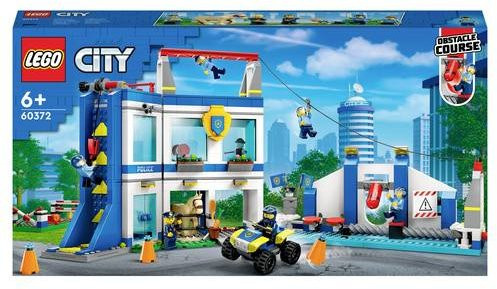 LEGO City 60372 Polizeischule Spielset mit Polizei und Pferden für Kinder ab 6 Jahren
