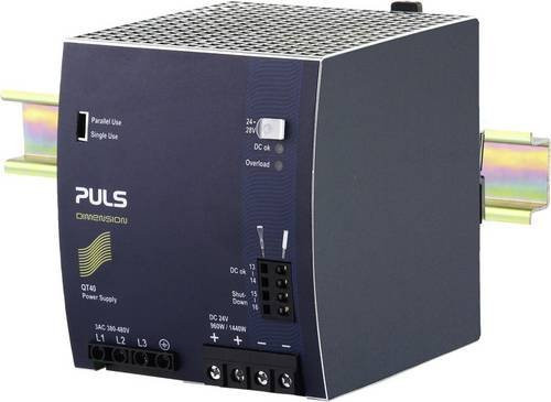 PULS QT40.241 Hutschienen-Netzteil DIN-Rail 24 V/DC 40A 1440W Schwarz - Bild 1
