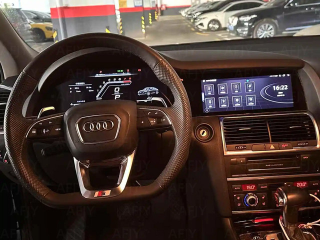 YANFU Digitales Cockpit für Audi Q7 4L (2005-2015) mit Drahtlosem CarPlay und Android Auto, Virtuelles Dashboard Multimedia Radio in Schwarz - Bild 1