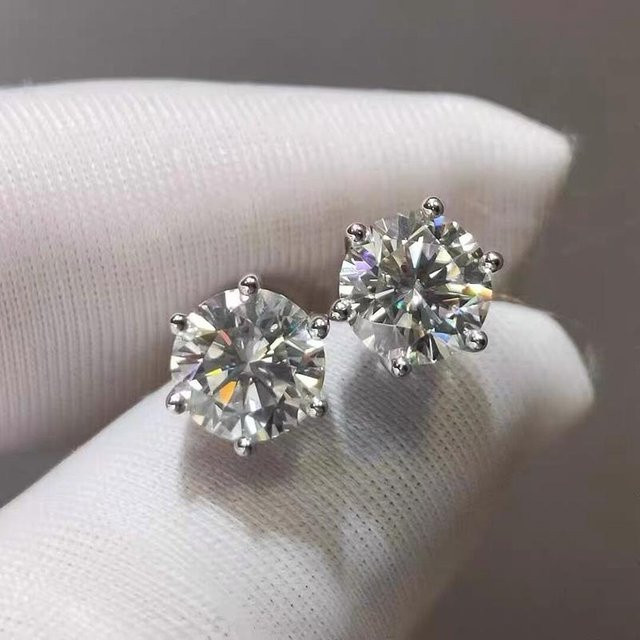 Ohrstecker 925 Silber, Zirkonia, Diamant, Damen - Bild 1