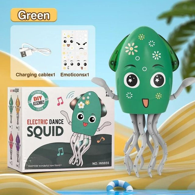 Linyi toy car, Elektrisch tanzender Oktopus, Elektronisches Haustier Spielzeug, ab 3 Jahre - Bild 1