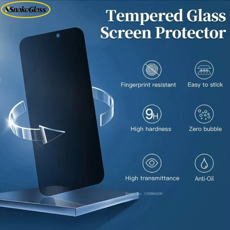 2 Stück SnakeGlass Anti-Spy Sichtschutz-Panzerglasfolie für Samsung Galaxy S26 S25 S24 S23 Serie - Bild 2