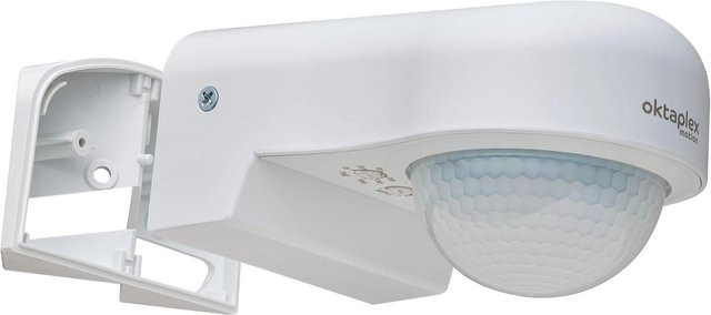 Oktaplex Don Bewegungsmelder Außen IP65 230V Weiß mit 240° Sensorbereich - Bild 1