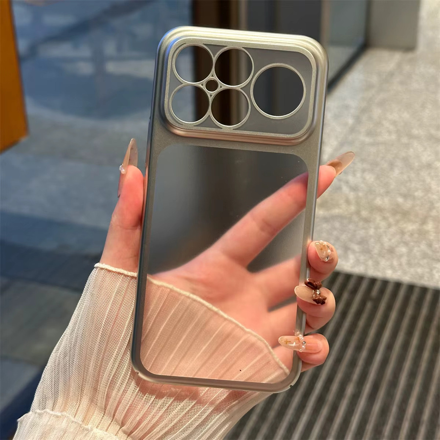Stoßfeste und matte transparente Handyhülle für Xiaomi Redmi K90 Pro Max und Redmi K90 in Silber - Bild 1