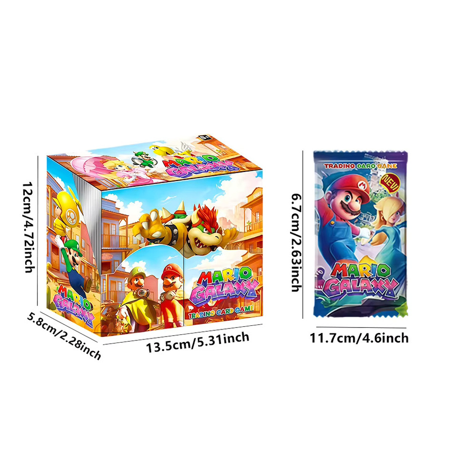 Bandai Super Mario Galaxy Sammelkarten Booster-Box, 288 Anime-Spielfiguren-Karten - Bild 2
