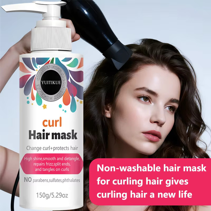 YUITIKUE Lockenmaske, spülfrei, für lockiges Haar, 150g - Bild 5