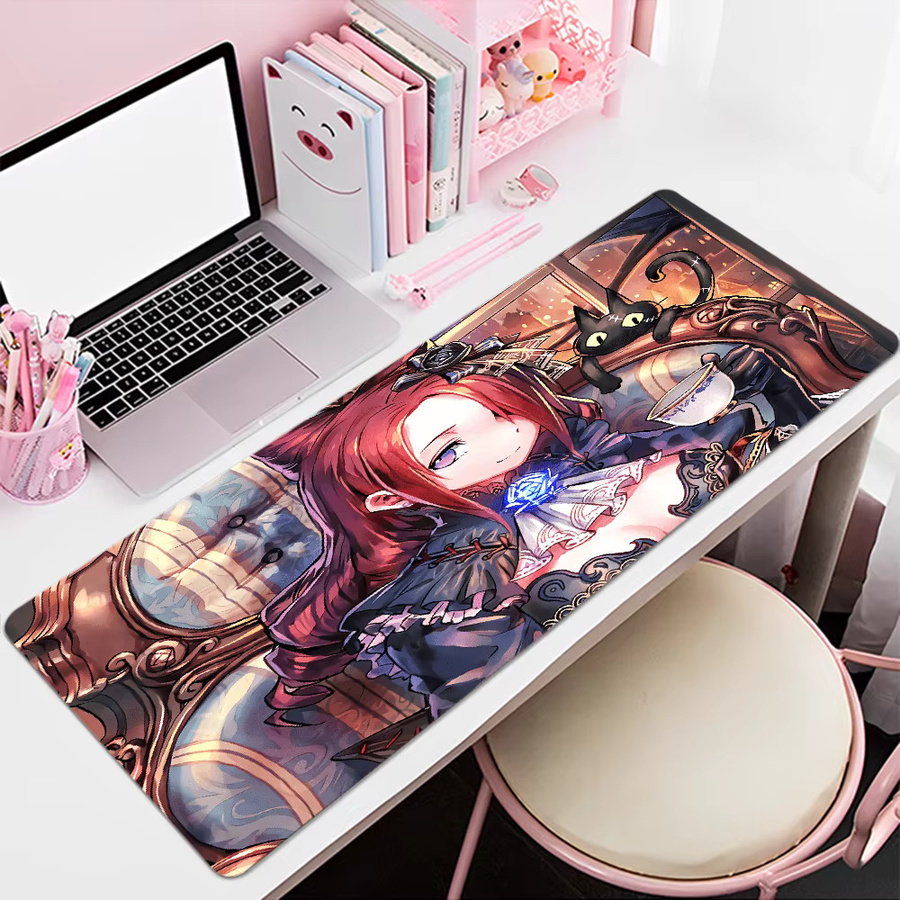 Shadowverse rutschfestes und verdicktes Lockedge-Mauspad in Multicolour als übergroße Gaming-Tastaturmatte und Notebook-Tischmatte - Bild 5