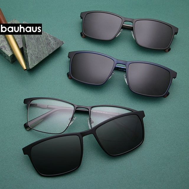 Bauhaus X202 Korrektionsbrille, Vollrand, quadratisch, schwarz, Männer - Bild 1