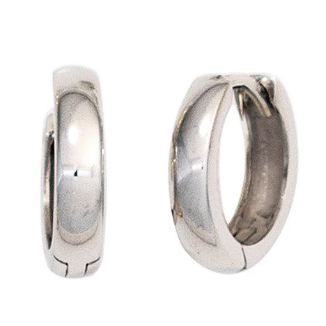 Colfem Creolen, 375 Weißgold, Unisex - Bild 1