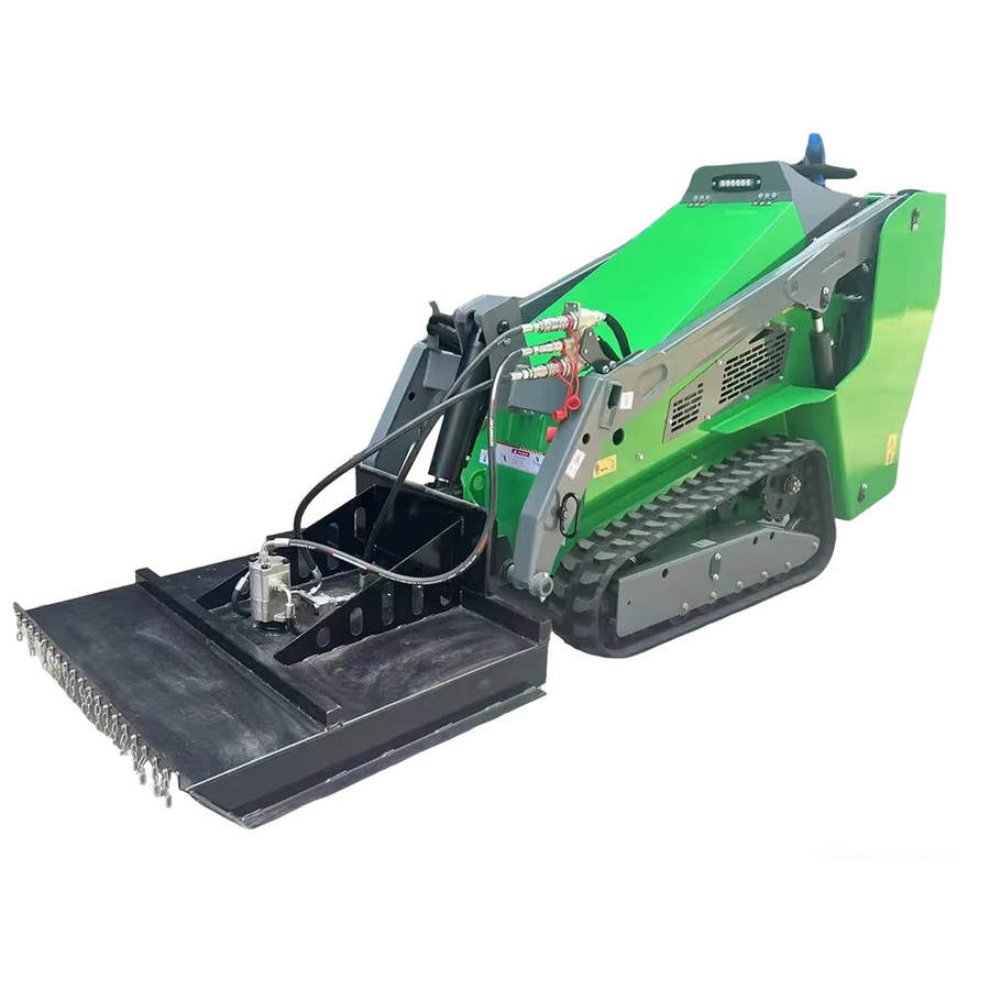 Kubota Mikrolader mit hydraulischer Gleitlenkung in Grün - Bild 3